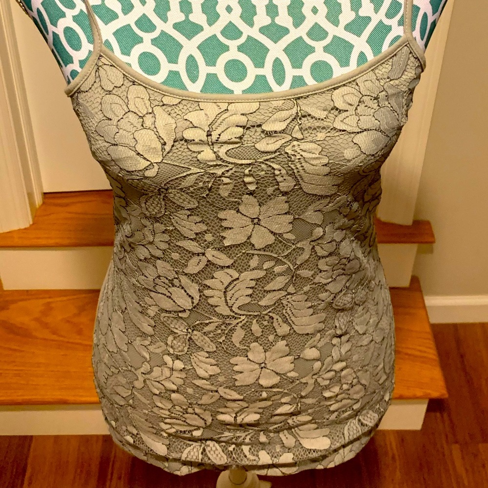 Ann Taylor Gray tank top- XS